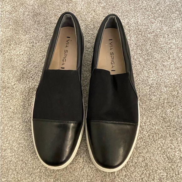 Via Spiga slip on leather sneaker shoe - Picture 1 of 5